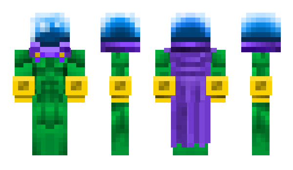 Minecraft skin UnderarmMetal