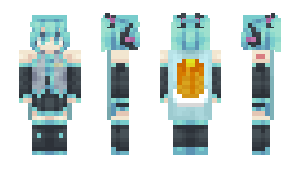 Minecraft skin butchwolf