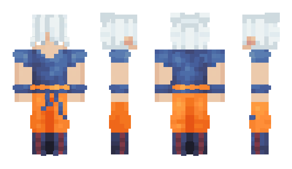 Minecraft skin GokuInstinct