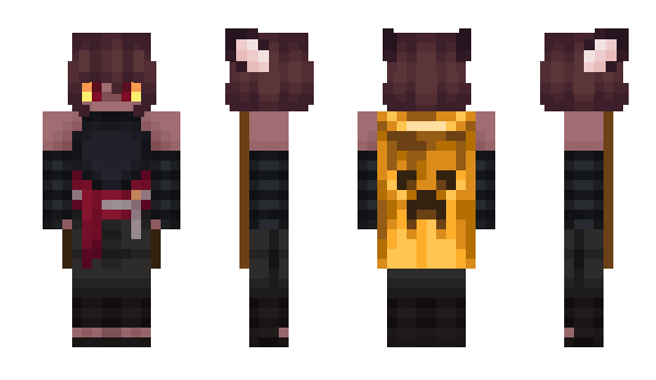 Minecraft skin Katzekin
