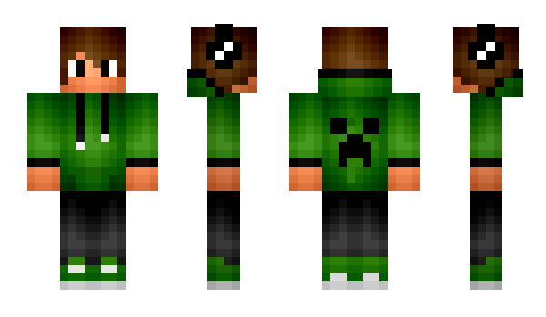 Minecraft skin PshicoCreeper