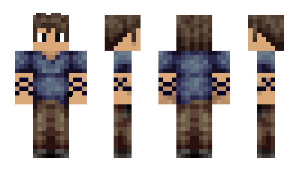 Minecraft skin iTr0niX