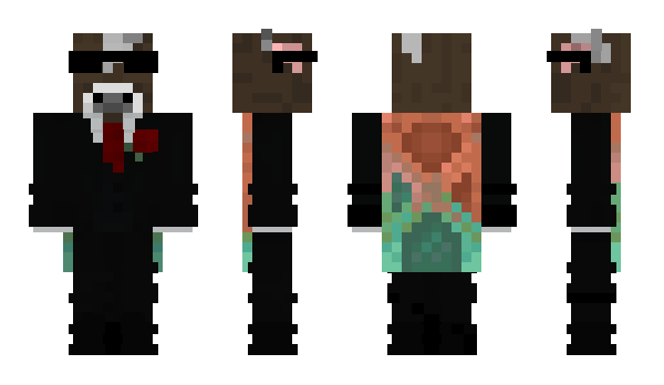 Minecraft skin x9client