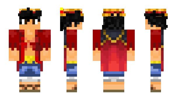 Minecraft skin Luffy282