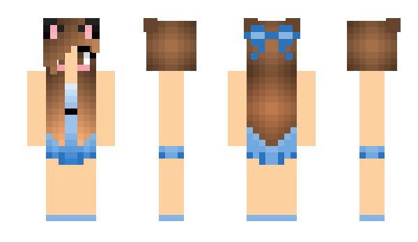 Minecraft skin AtomGirl