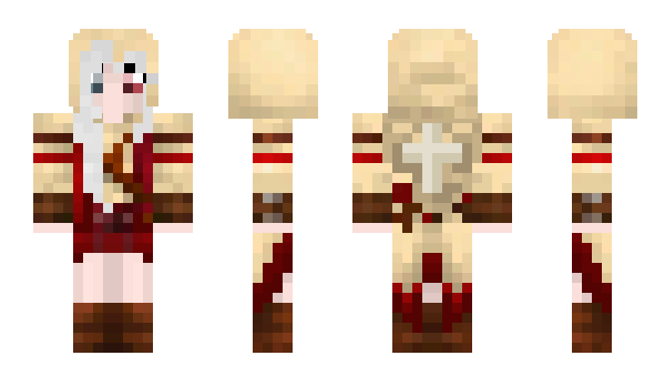 Minecraft skin Raffaela_Silver