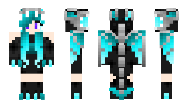 Minecraft skin dragongirl5