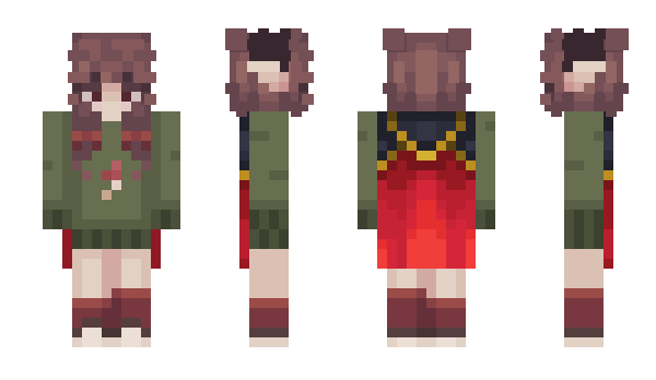 Minecraft skin StrawberryWaffer