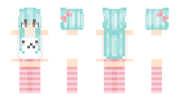 Minecraft skin bunnih