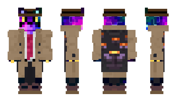 Minecraft skin Chromechik_tut