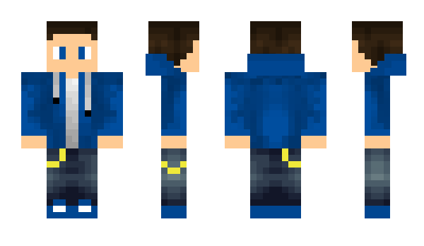 Minecraft skin Robaczek