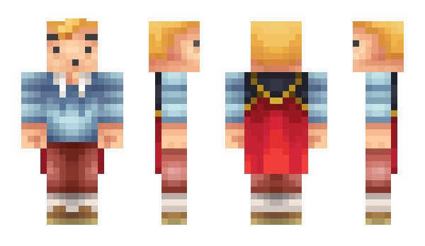 Minecraft skin YellowCrows