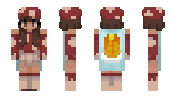 Minecraft skin BookishW0rm