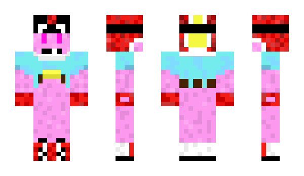 Minecraft skin R0sinoSuperRosa_