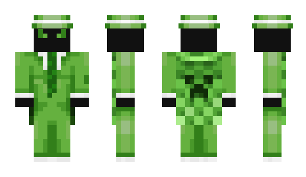 Minecraft skin lightgreen