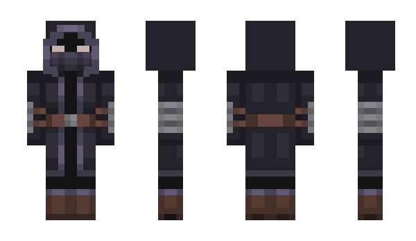 Minecraft skin Blackshader