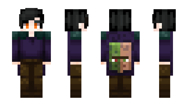 Minecraft скін по ніку OrangeEye