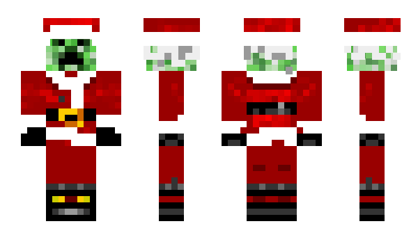 Minecraft skin Santa07