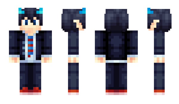 Minecraft skin DemoniteX