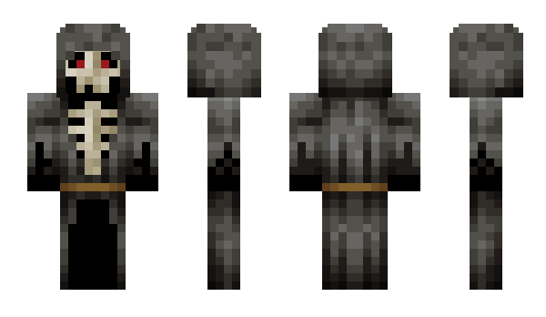 Minecraft skin TheBlackSkull