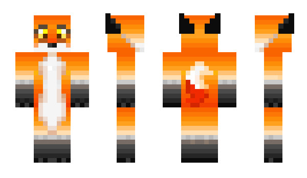 Minecraft skin Foxrai