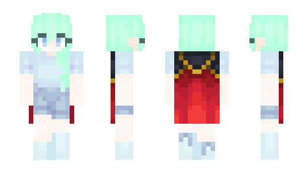 Minecraft skin CH_IceBlue