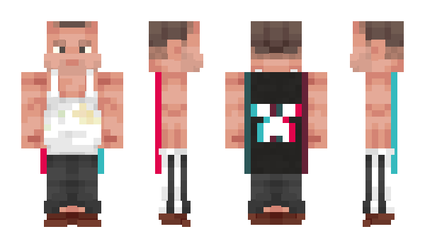 Minecraft skin unscthed