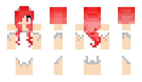 Minecraft skin Papoula27