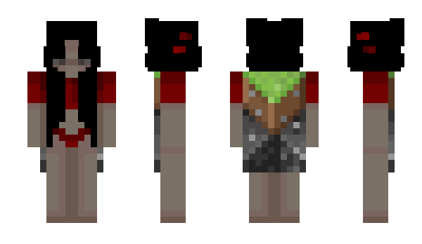 Minecraft skin redthong