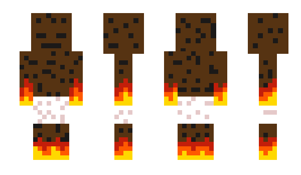 Minecraft skin FIRE_Cookie