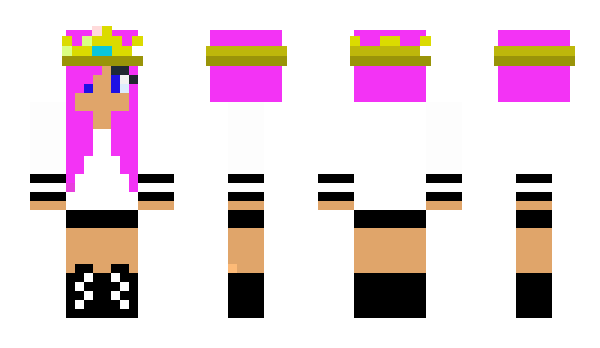 Minecraft skin XxPinkFlamesxX