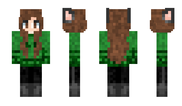 Minecraft skin Kjuvra