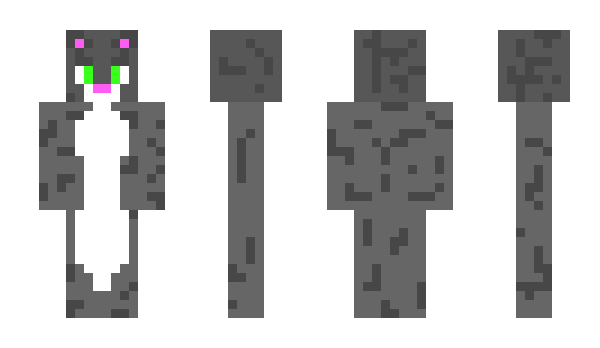 Minecraft skin GreyKitty