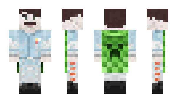 Minecraft skin _carreau