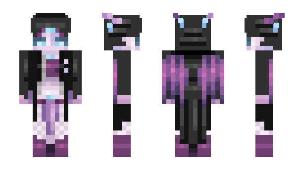 Ender Girl, Minecraft Skin