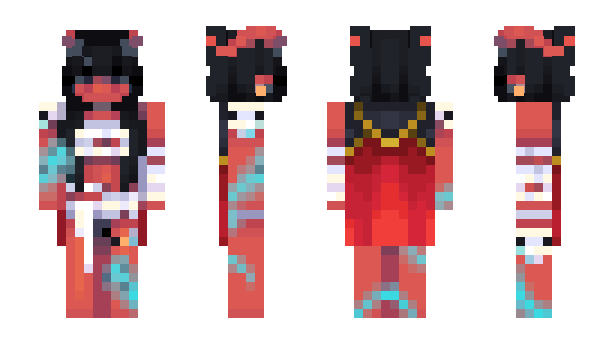 Minecraft skin mwelissa