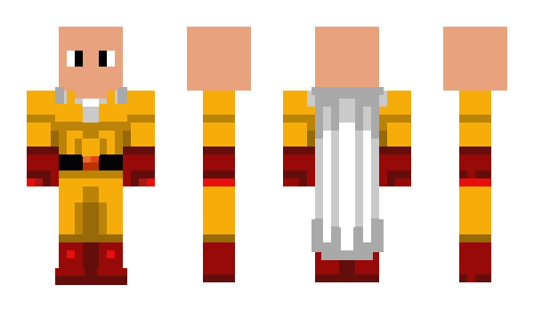 Minecraft skin OnePunchPig