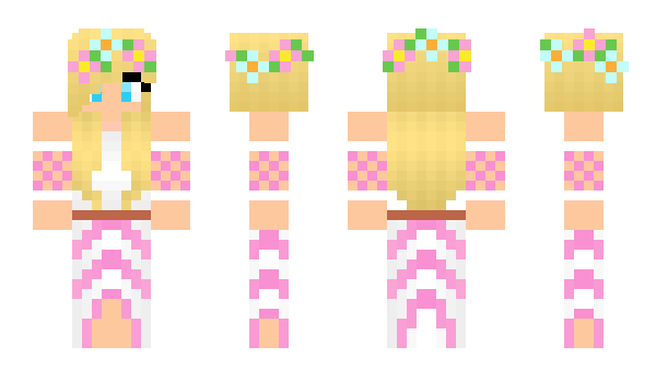 Minecraft skin Kuhu