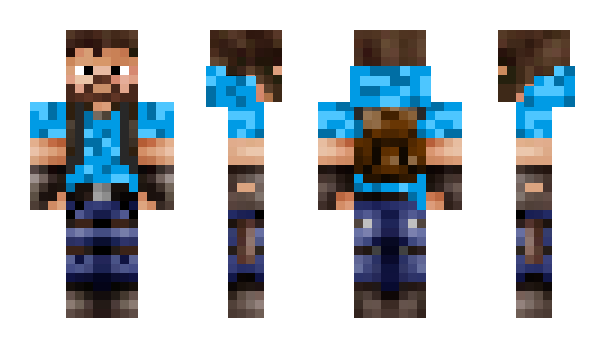 Minecraft skin BandW