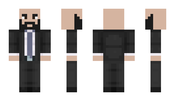 Minecraft skin HombreCalvo