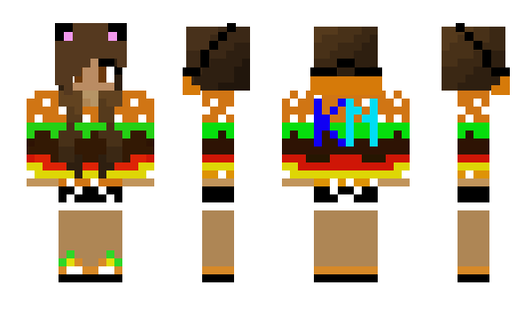 Minecraft skin muricaburger