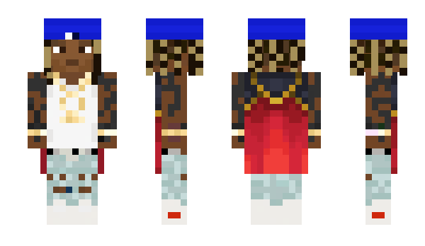 Minecraft skin KingVonPregnant