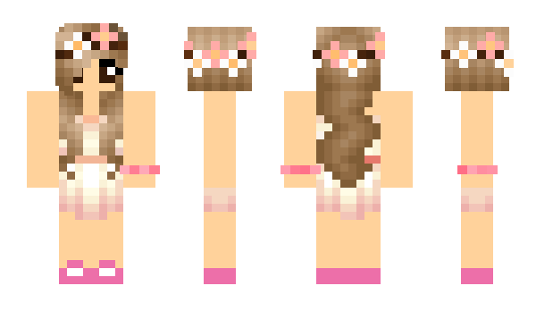 Minecraft skin Laurine