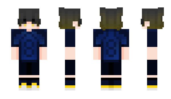 Minecraft skin Bachira2211