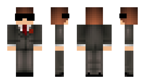 Minecraft skin redrakan