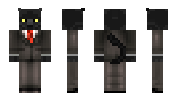 Minecraft skin Black_Puma01