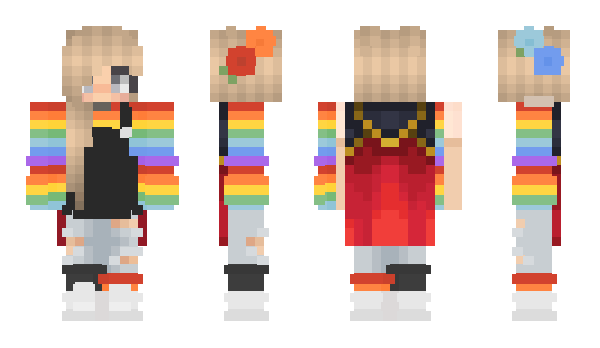 Minecraft skin RoseHeartnet1