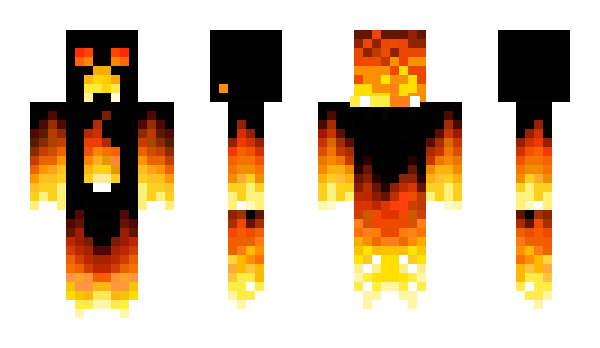 Minecraft skin blackflame007