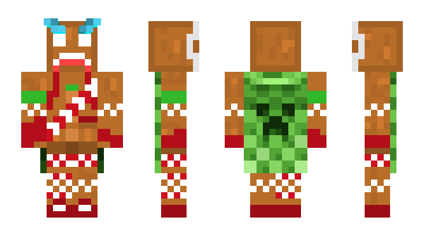 Minecraft skin GinGerMenBread
