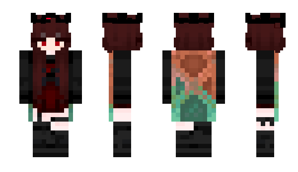 Minecraft skin vampyka